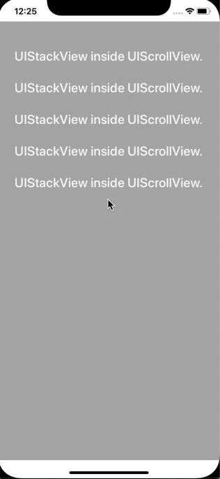 UIStackView Inside UIScrollView horizontal scroll issue fixed